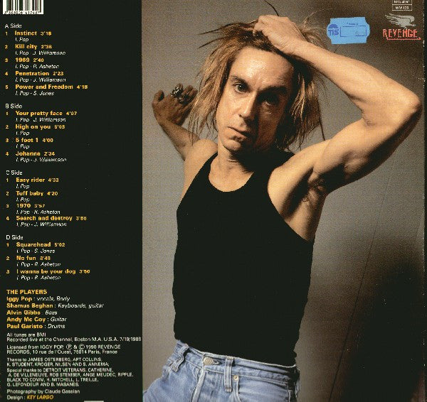 Iggy Pop - Live At The Channel, Boston M.A. 1988