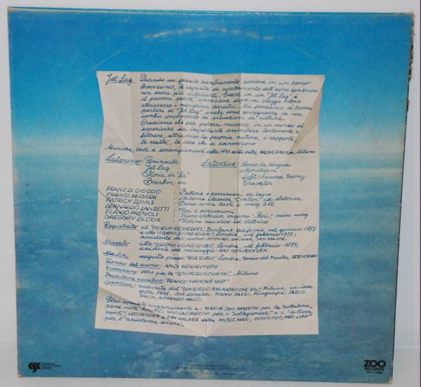 Premiata Forneria Marconi - Jet Lag