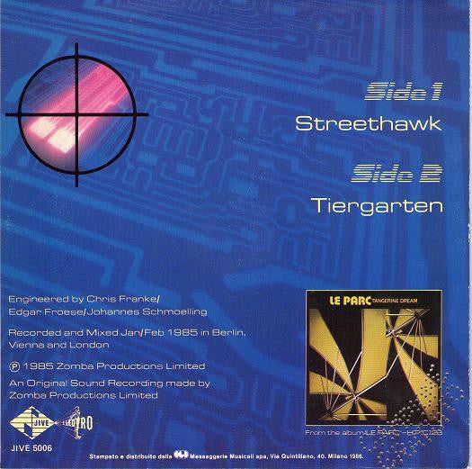 Tangerine Dream - Streethawk (7")