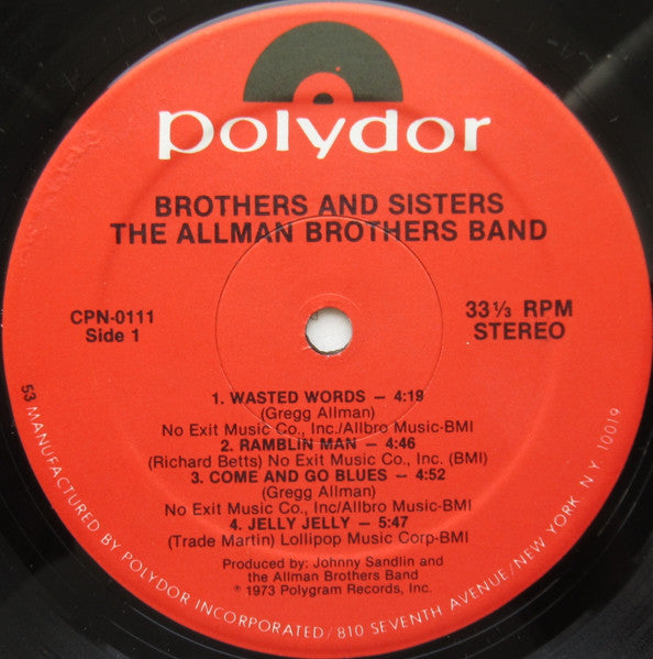 The Allman Brothers Band - Brothers And Sisters