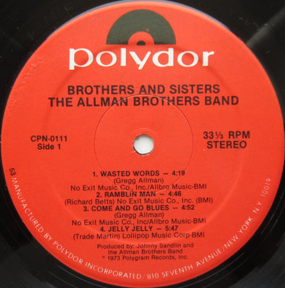 The Allman Brothers Band - Brothers And Sisters