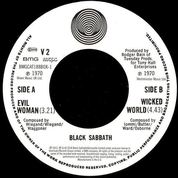 Black Sabbath - Supersonic Years: The Seventies Singles Box Set
