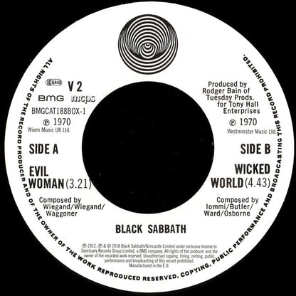 Black Sabbath - Supersonic Years: The Seventies Singles Box Set