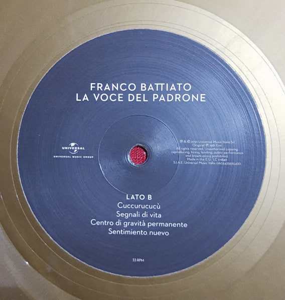 Franco Battiato - La Voce Del Padrone (40th Anniversary)