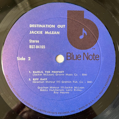 Jackie McLean - Destination... Out!