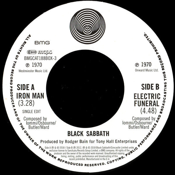 Black Sabbath - Supersonic Years: The Seventies Singles Box Set
