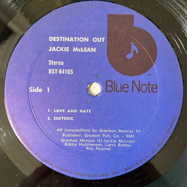 Jackie McLean - Destination... Out!