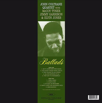 The John Coltrane Quartet - Ballads