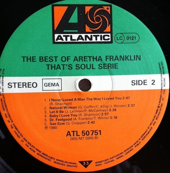 Aretha Franklin - The Best Of Aretha Franklin