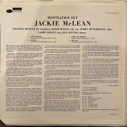 Jackie McLean - Destination... Out!