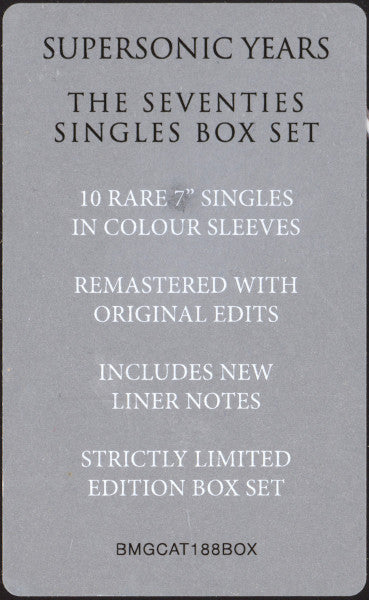 Black Sabbath - Supersonic Years: The Seventies Singles Box Set