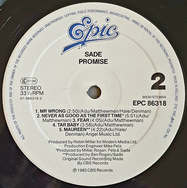 Sade - Promise