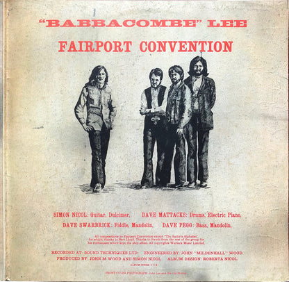 Fairport Convention - "Babbacombe" Lee