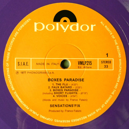 Sensations' Fix - Boxes Paradise (nuovo)