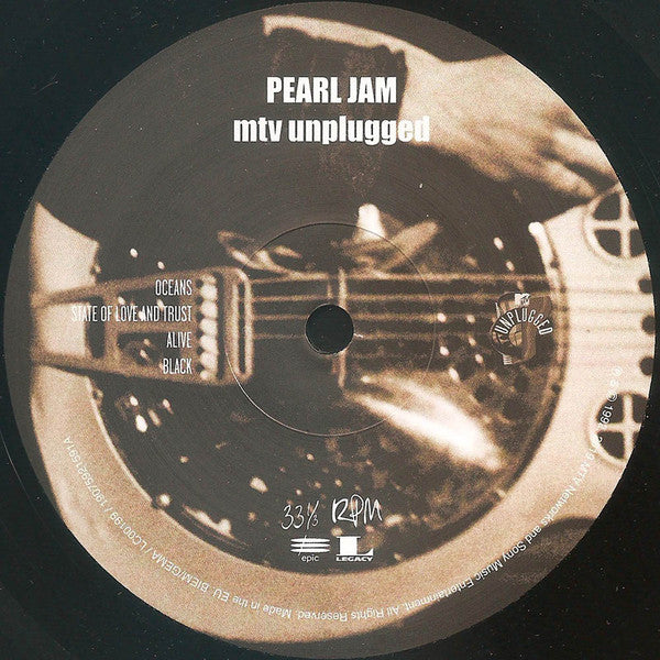 Pearl Jam - MTV Unplugged (nuovo)