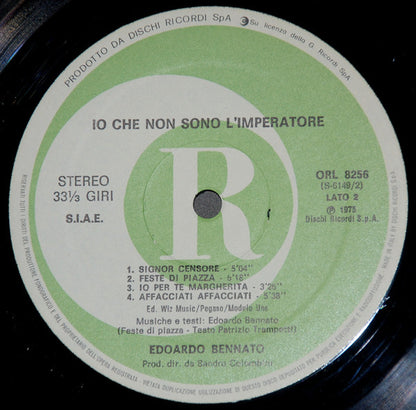 Edoardo Bennato - Io Che Non Sono L'Imperatore