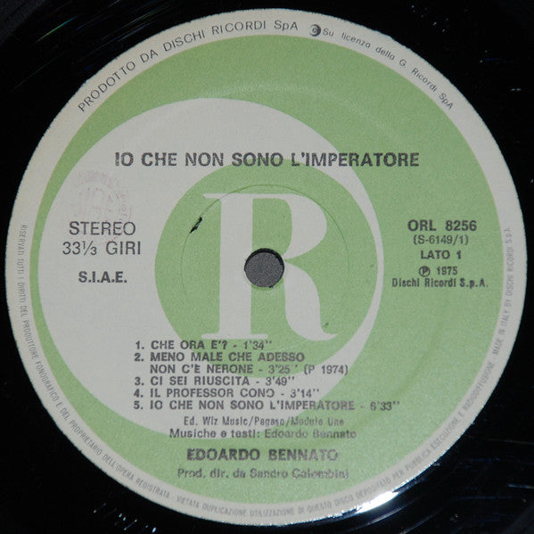 Edoardo Bennato - Io Che Non Sono L'Imperatore