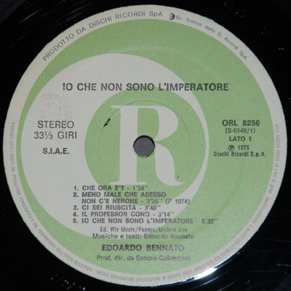 Edoardo Bennato - Io Che Non Sono L'Imperatore