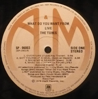The Tubes - What Do You Want From Live