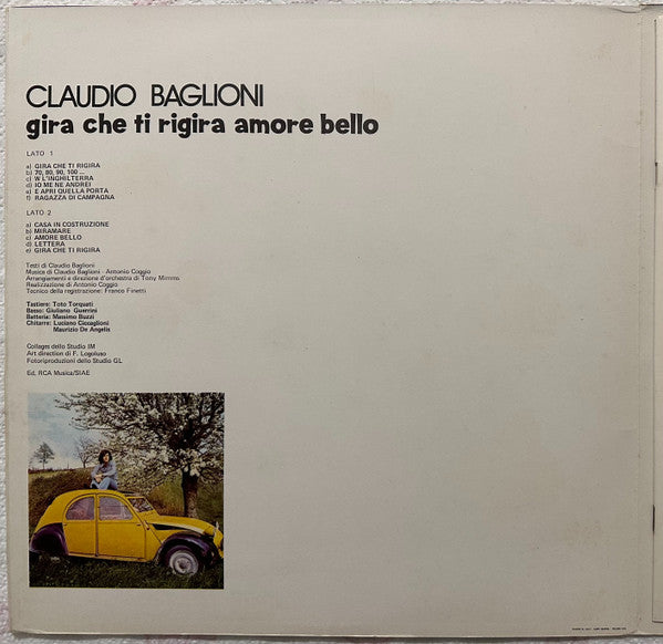 Claudio Baglioni - Gira Che Ti Rigira Amore Bello