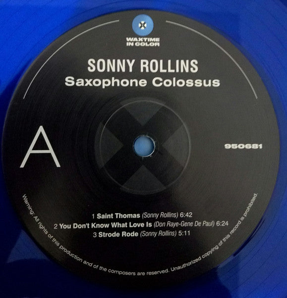 Sonny Rollins - Saxophone Colossus