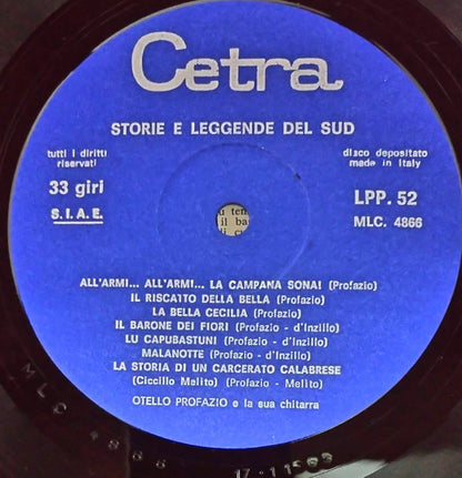 Otello Profazio - Storie E Leggende Del Sud