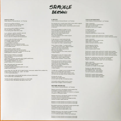 Samuele Bersani - C'Hanno Preso Tutto