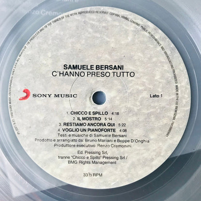Samuele Bersani - C'Hanno Preso Tutto