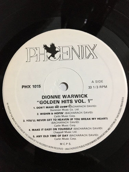 Dionne Warwick - Golden Hits Part One
