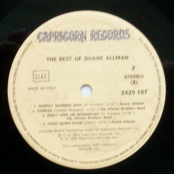 Duane Allman - The Best Of Duane Allman