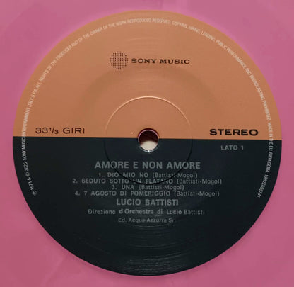 Lucio Battisti - Amore E Non Amore (nuovo)