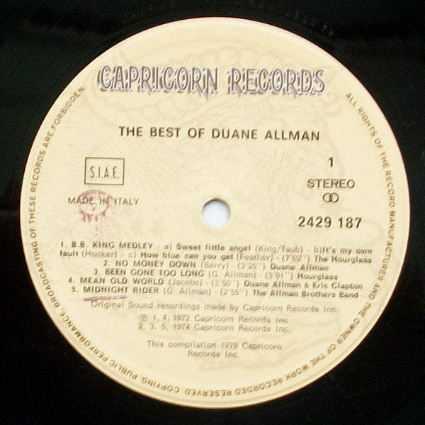 Duane Allman - The Best Of Duane Allman