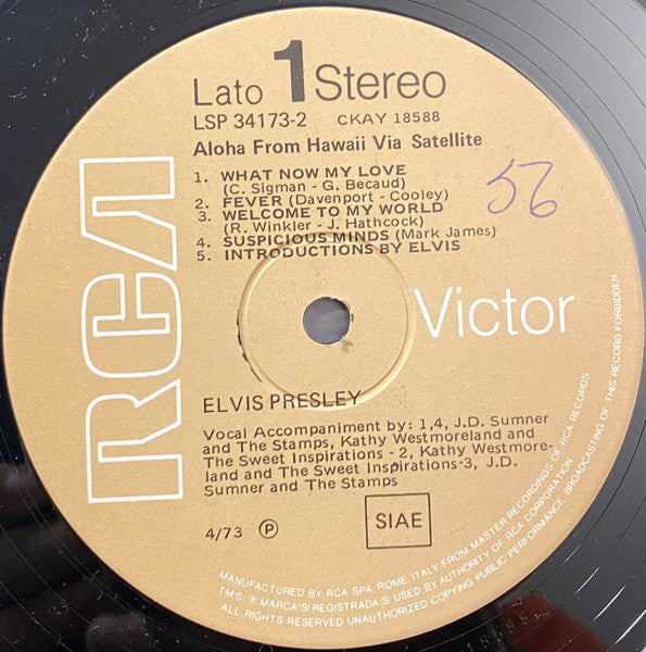 Elvis Presley - Aloha From Hawaii Via Satellite