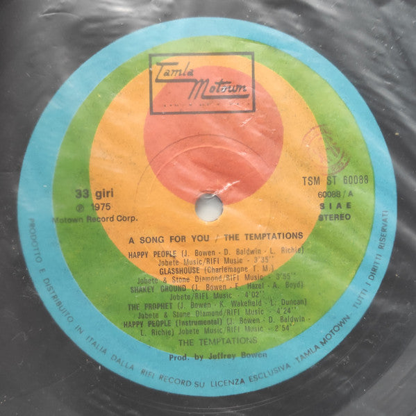 The Temptations - A Song For You