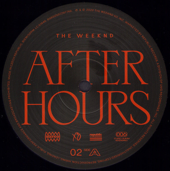 The Weeknd - After Hours (nuovo)