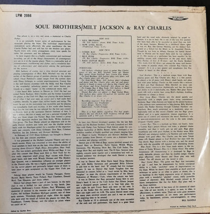 Milt Jackson & Ray Charles – Soul Brothers