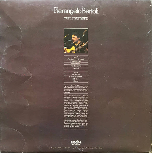 Pierangelo Bertoli - Certi Momenti