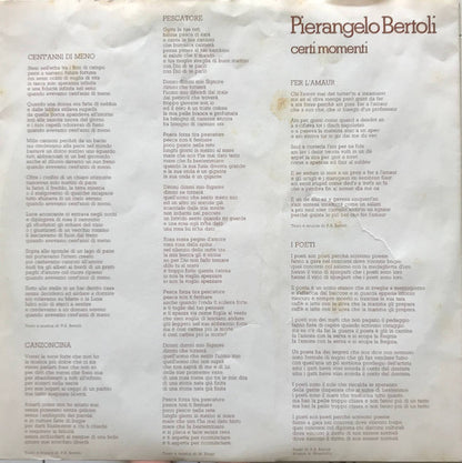 Pierangelo Bertoli - Certi Momenti