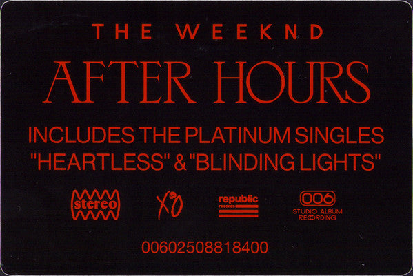 The Weeknd - After Hours (nuovo)