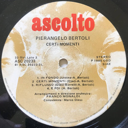 Pierangelo Bertoli - Certi Momenti
