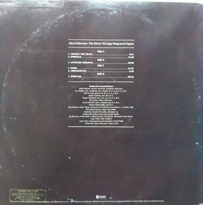 John Coltrane - The Other Village Vanguard Tapes