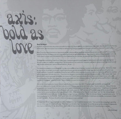 The Jimi Hendrix Experience - Axis: Bold As Love (nuovo)