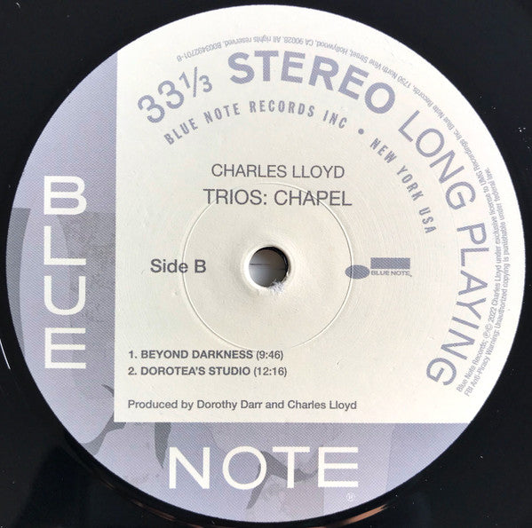 Charles Lloyd - Trios: Chapel (nuovo)