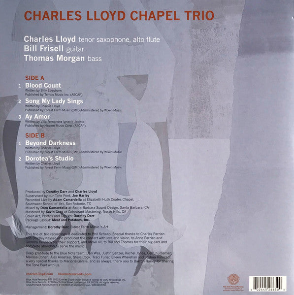 Charles Lloyd - Trios: Chapel (nuovo)