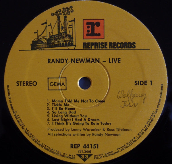 Randy Newman - Live