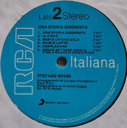 Stefano Rosso - Una Storia Disonesta
