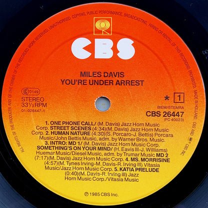 Miles Davis - You're Under Arrest