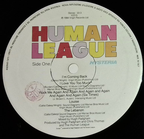 The Human League - Hysteria
