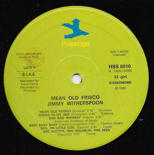 Jimmy Witherspoon - Mean Old Frisco