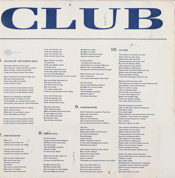 Culture Club - Colour By Numbers